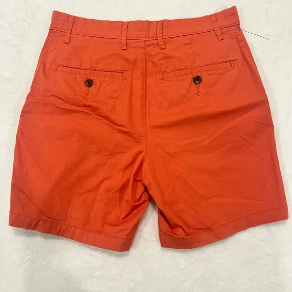 Goodfellow & Co Men’s 28 Every Wear Cotton Shorts - 7" Inseam - Orange - Picture 2 of 8